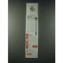 1978 Irwin Ad - Micro-Dial Bit, Speedbor 88 Bits, Strait-Line Chalk Line