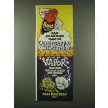 1978 Raid Ant & Roach Killer Ad - Penetrating Vapor