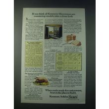 1978 Sears Kenmore Microwave Ad - Take a Closer Look