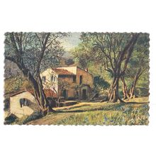 LA COTE D'AZUR, FRANCE unused vintage postcard