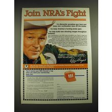 1983 National Rifle Association Advertisement - Roy Rogers - Join NRA's Fight