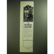 1974 San Antonio Texas Tourism Ad - In yanaguana your dollar is worth 100¢