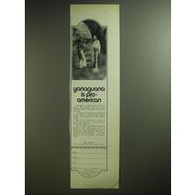 1974 San Antonio Texas Tourism Ad - Yanaguana is pro-American