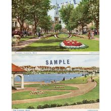 Hove Lagoon 2x Sussex SAMPLE 1970s Postcard s