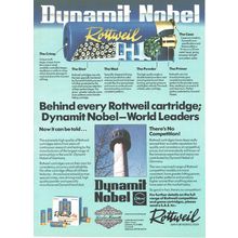 ROTTWEIL CARTRIDGES Leslie Hewett Ltd, Cornwall :- Original Vintage 1986 Advert