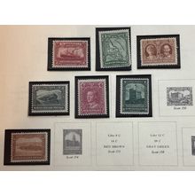 ICOLLECTZONE Newfoundland 146-149, 151-152 VF NH/LH 147 part gum