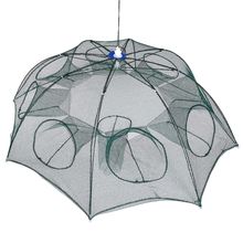 Foldable Fishing Bait Net Trap Crab Net Shrimp Minnow Crawdad Fish Cast Dip C...