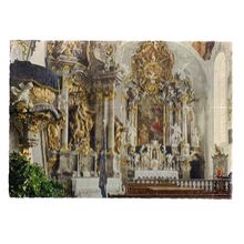 OBERAMMERGAU, PFARRKIRCHE unused vintage postcard =