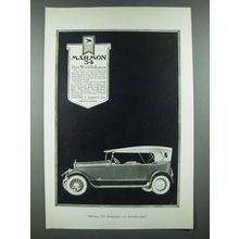 1919 Marmon 34 Car Ad - Now World Influence