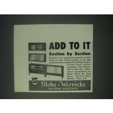 1946 Globe-Wernicke Bookcases Ad - Add to It