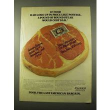 1975 Kaiser Agricultural Chemicals Ad - If Food Gone Up