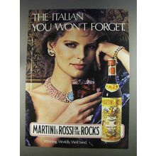 1980 Martini & Rossi Vermouth Ad - You Won't Forget