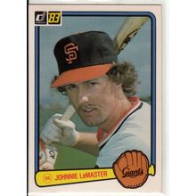 1983 Donruss baseball card 125 Johnnie Lemaster
