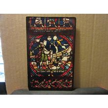 THE SOWER, STAIN GLASSED WINDOW, CANTERBURY CATHEDRAL unused vintage postcard =