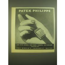 1945 Patek Philippe Watch Advertisement