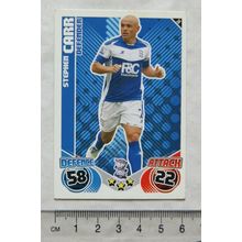 2010/11 Topps Match Attax Trading Card 38 Stephen Carr, Birmingham City