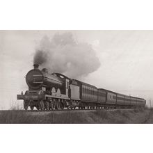 NER Water LNE Railway CT Class 4-4-2 No 2206 Train Vintage Photo