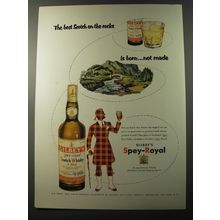 1953 Gilbey's Spey-Royal Scotch Ad - The best Scotch-on-the-rocks is born
