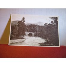 TILT BRIDGE, BLAIR ATHOLL, PERTHSHIRE, SCOTLAND used vintage postcard 1946 pm #