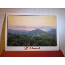 YALIKAVAK, BODRUM, MUGLA, Turkey used large postcard 2002 pm #