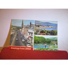multiview, LARGS, Ayrshire used postcard by Dennis 1982 postmark =