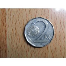 Czechoslovakia Ceska 2001 2 Koruna Coin