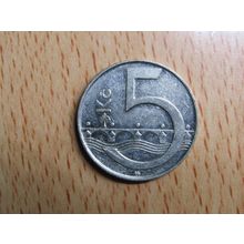 Czechoslovakia Ceska 2002 5 Koruna Coin