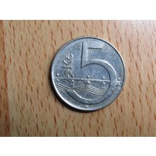 Czechoslovakia Ceska 2015 5 Koruna Coin