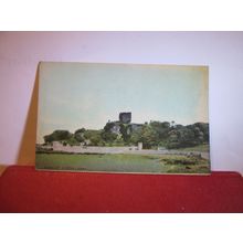 DUNOLLIC CASTLE, SCOTLAND unused antique postcard =