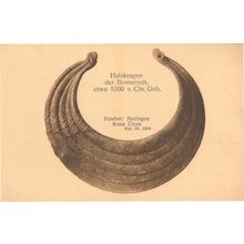 Prehistoric Jewellery Necklace Antique Hannover Museum Postcard