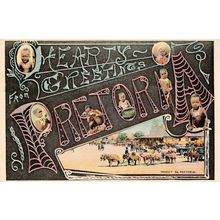 Greetings From Pretoria South African Children Cooking Old Postcard
