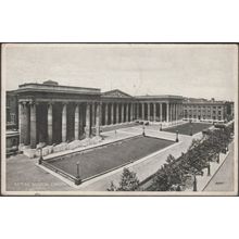 British Museum, London, 1939 - Valentine's Postcard