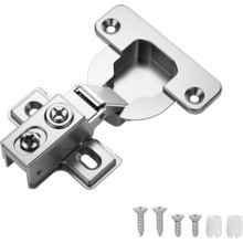 6 Pack Soft Close Cabinet Hinges 40Mm Cup 1-1/4 Inch Overlay Kitchen Cabinet Hin