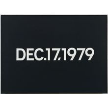 On Kawara - Monday, Dec. 17, 1979 Poster Canvas Movie Film Print A0 A1 A2 A3 A4