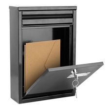 Pack of 2] Wall Mount Mailbox Lockable Galvanized Iron Letter Post Box Locki...