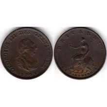 Great Britain. George III. Farthing 1799. dy23362