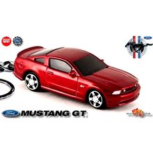 KEY CHAIN DARK RED FORD MUSTANG GT TINTED WINDOWS