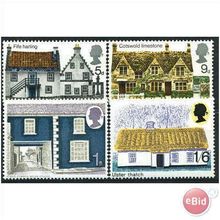 1970 Cottages Set SG815-818 Unmounted Mint.