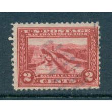 Used 398 2c Panama Canal Barely Clears M06105