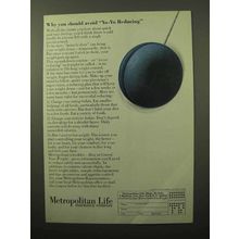 1964 Metropolitan Life Insurance Ad - Yo-Yo Reducing