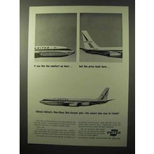 1964 United Airlines Ad - Comfort Up Here