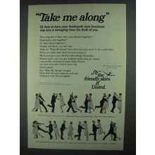 1967 United Airlines Ad - Take Me Along
