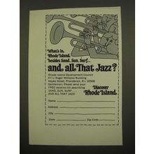 1968 Rhode Island Development Council Ad - All That Jazz