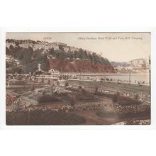 Abbey Gardens Rock Walk and Vane Hill Torquay Postcard Devon 14934