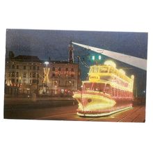 THE CLIFTON HOTEL, BLACKPOOL ILLUMINATIONS, used postcard 1975 postmark =