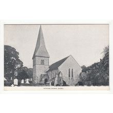 St John's Church Patching Postcard West Sussex Publisher A H Homewood