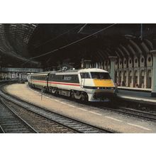 British Railways Class 91 Train No. 91014 At York Station Postcard