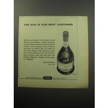 1954 Bisquit Cognac Ad - The sun is our best customer