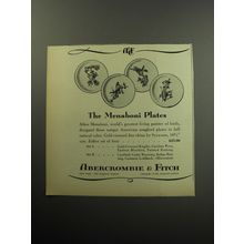 1957 Abercrombie & Fitch Advertisement - Plates by Athos Menaboni