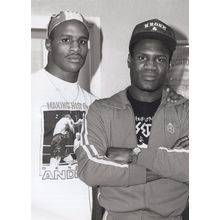 Dennis Andries MBE Michael Moorer Boxer 7x5 Press Photo